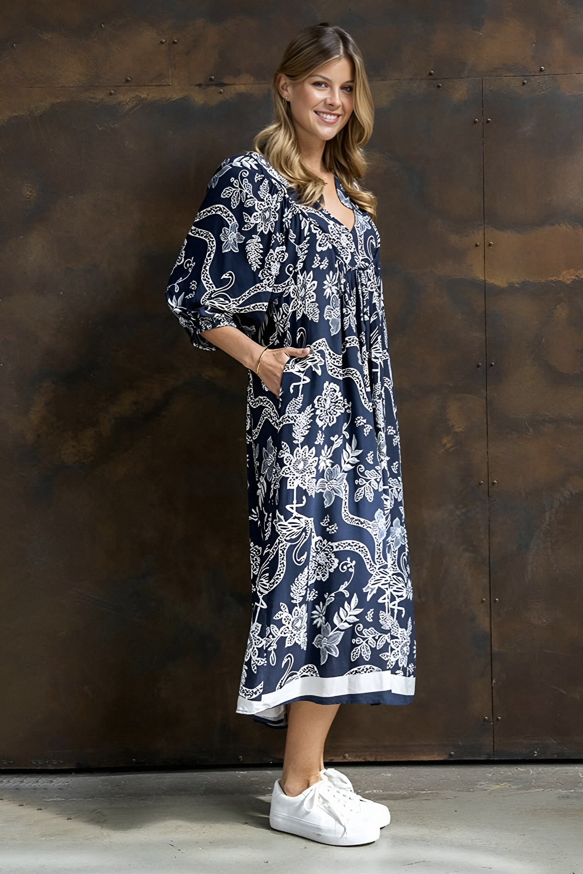 Neisha Dress Navy