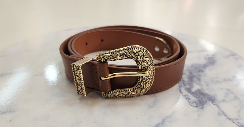 James Belt Tan/Gold