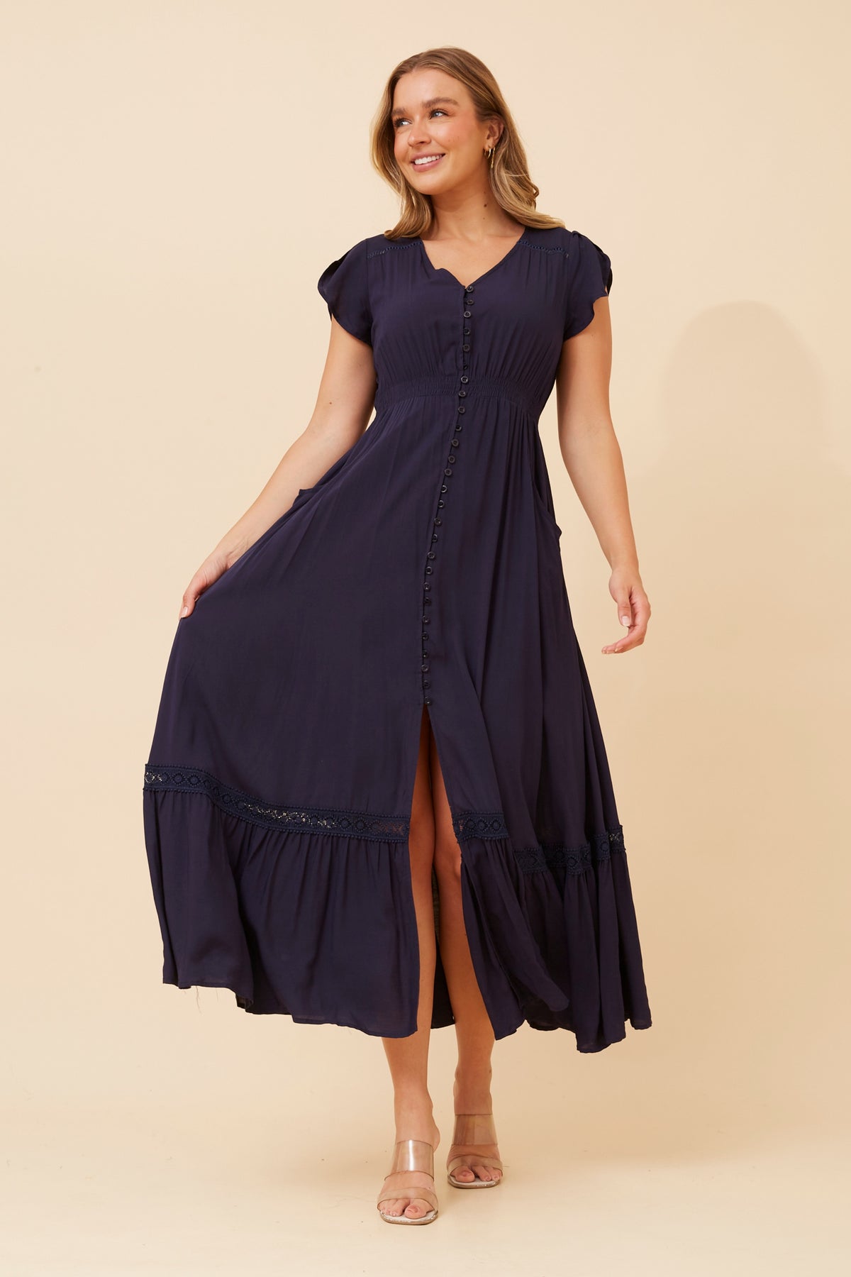 Agnes Dress Navy