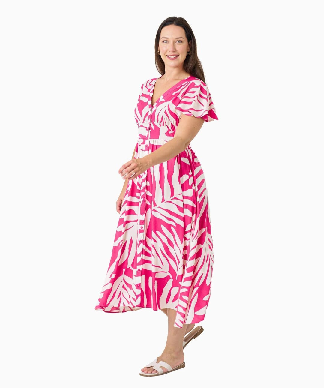 Elma Dress Fuchsia