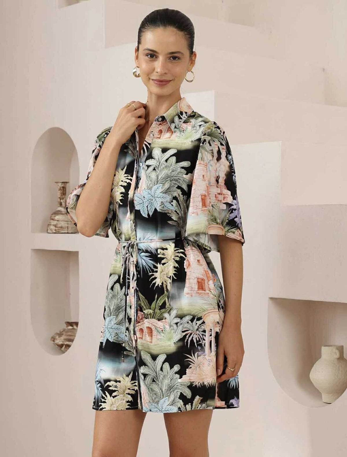 Tara Palm Dress