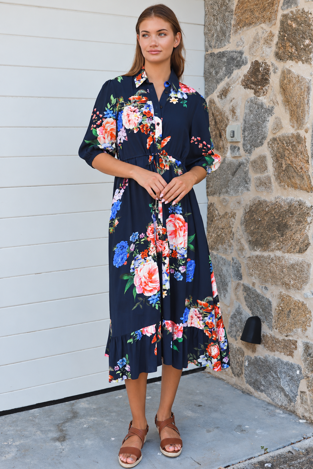 Tilley Dress Navy