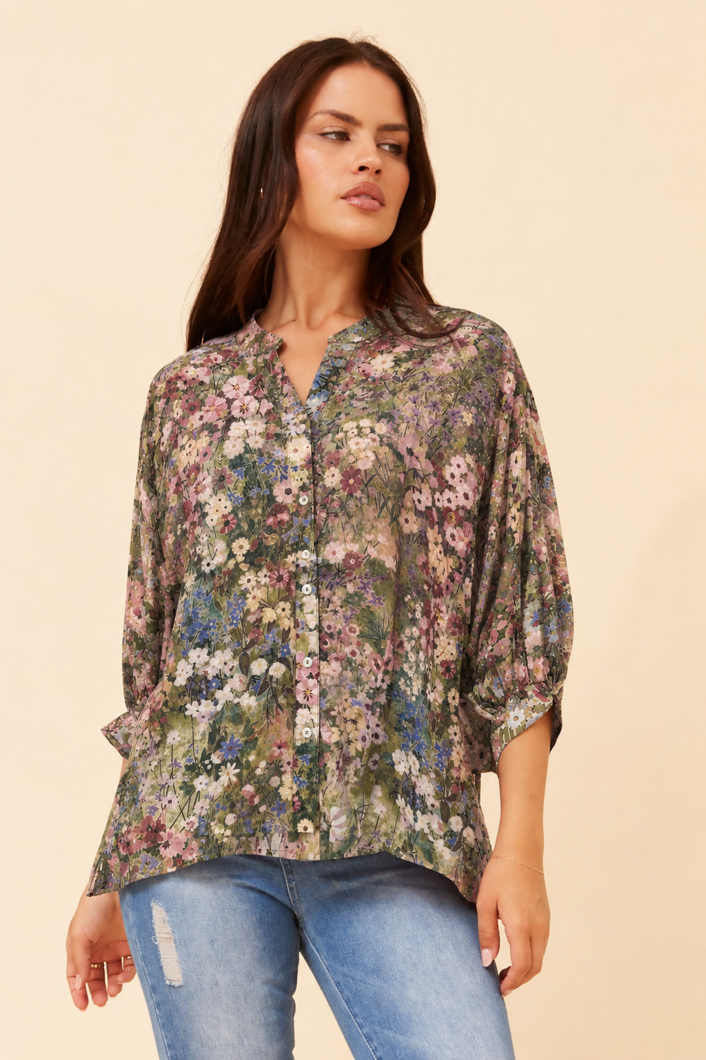 Maureen Blouse Sage