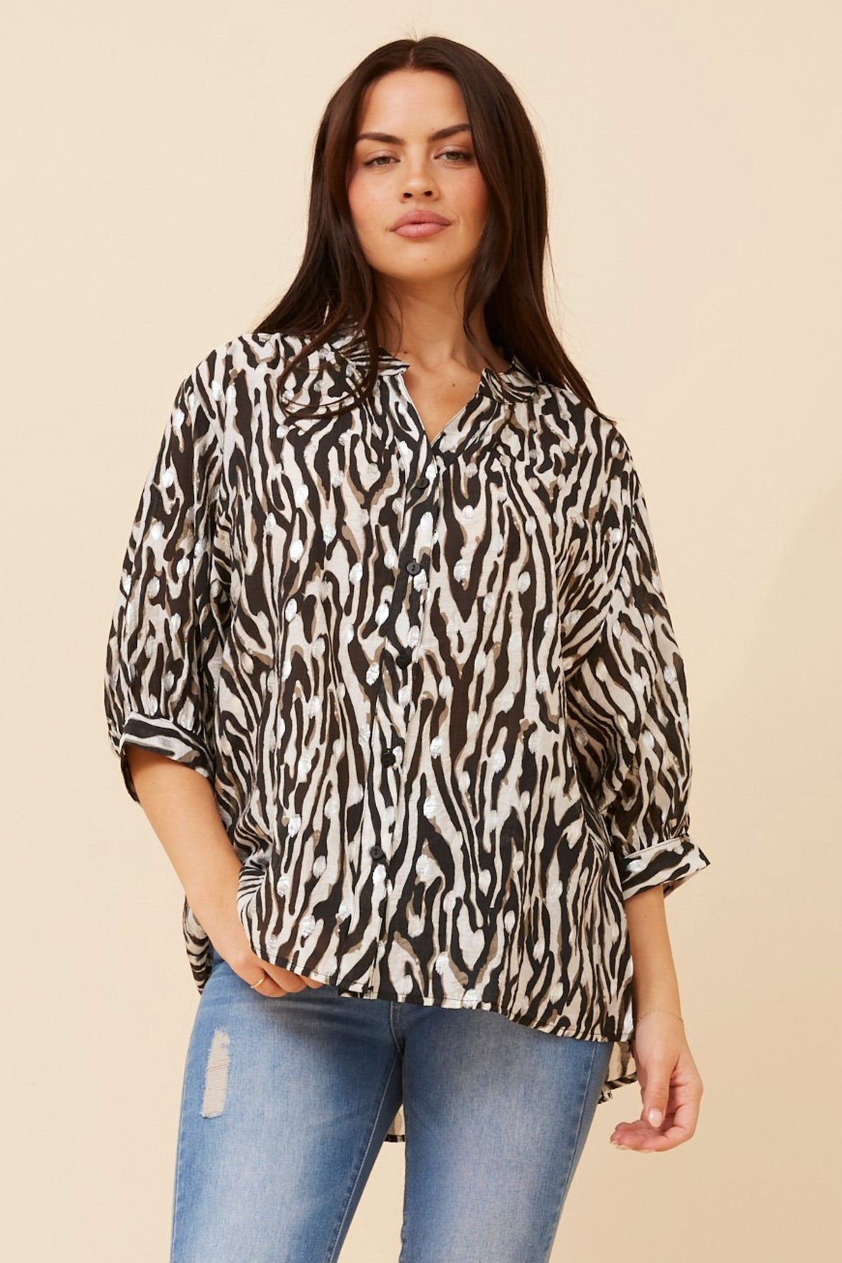 Maureen Blouse Monochrome