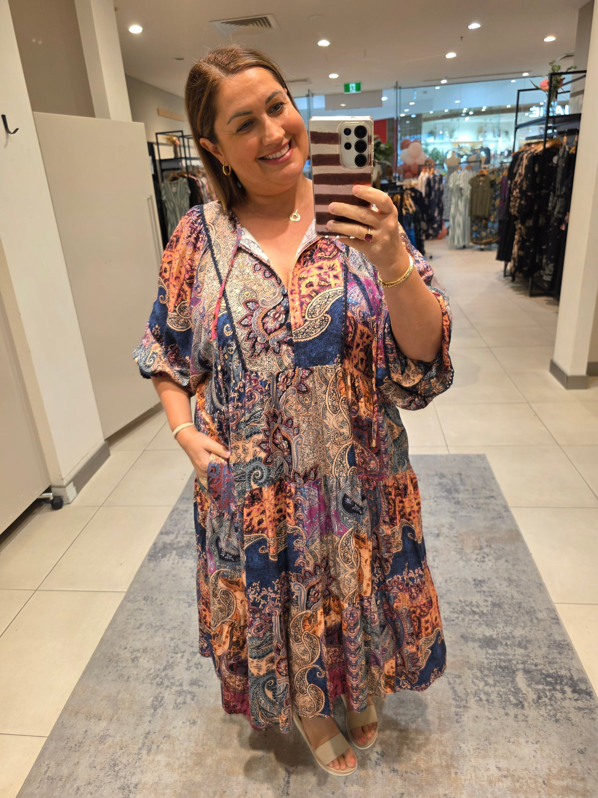 Eliana Dress Paisley