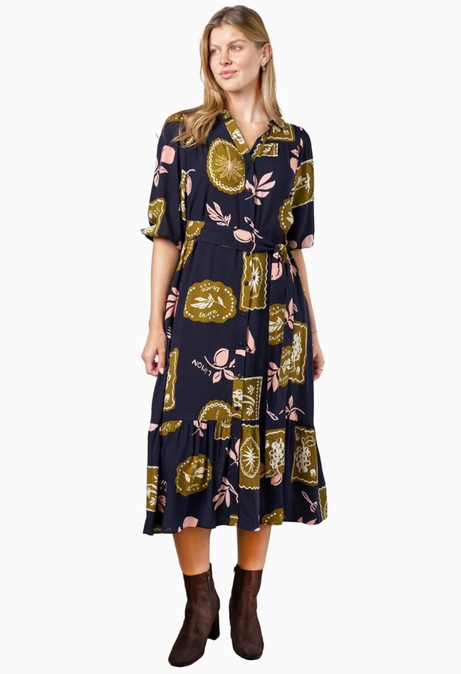 Avija Dress Navy