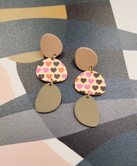 Ebony Earrings Tan