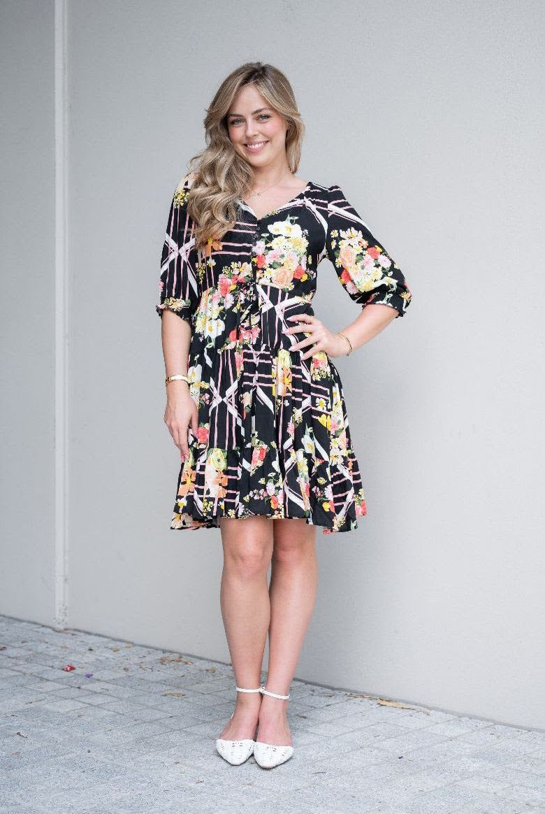 Koda Dress Black Floral
