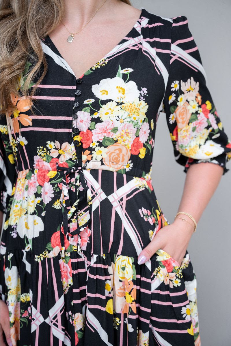 Koda Dress Black Floral