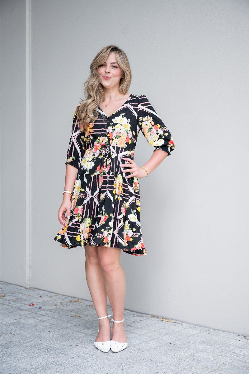 Koda Dress Black Floral