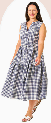 Cassandra Dress Grey Beige