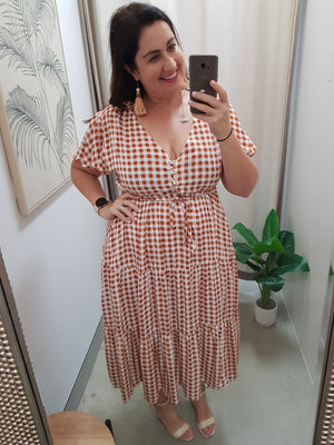 Milou The Label-Clementine Dress Gingham