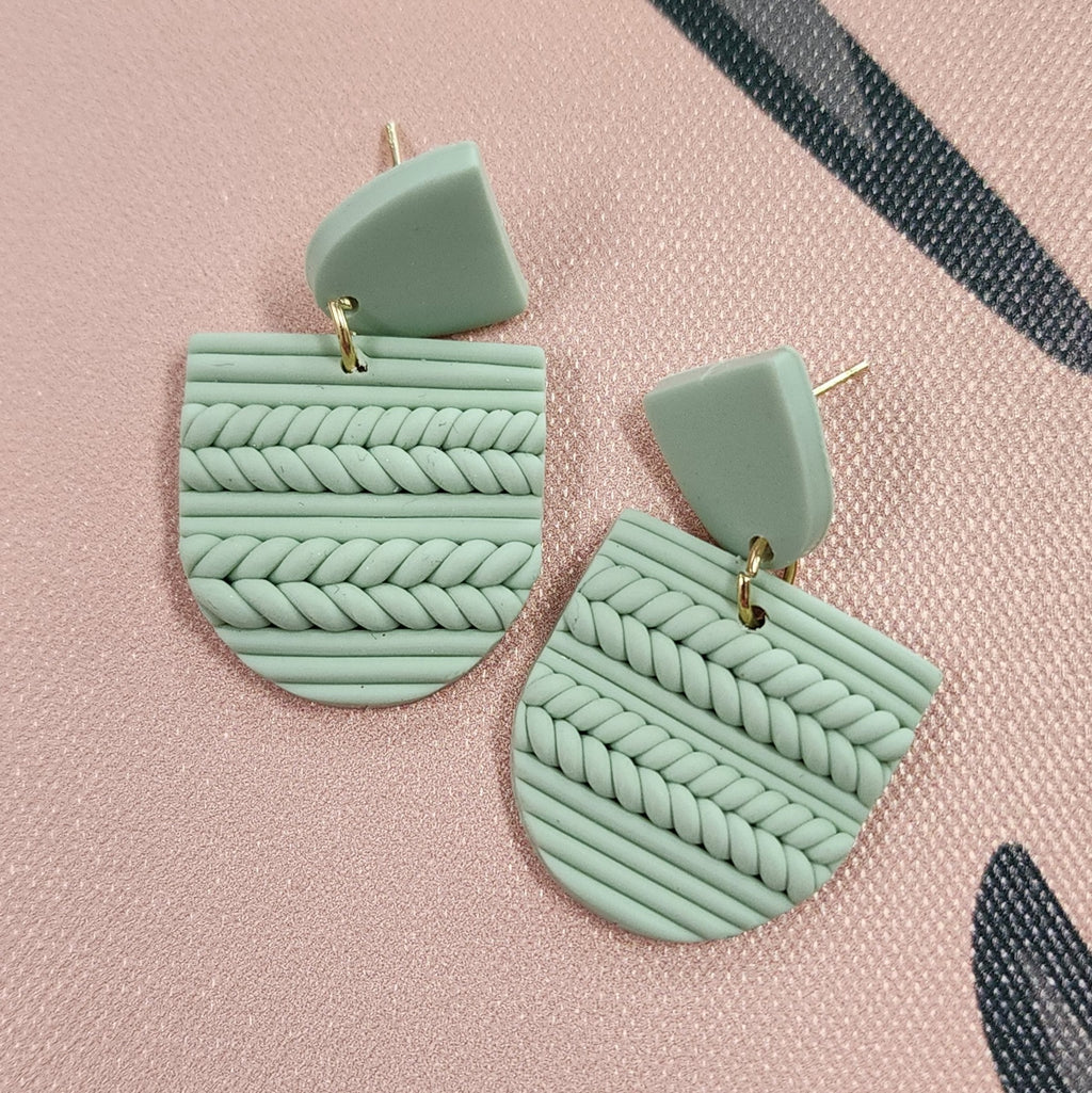 Freya Earrings Green