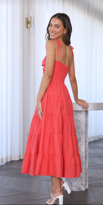 Elizabeth Dress Red