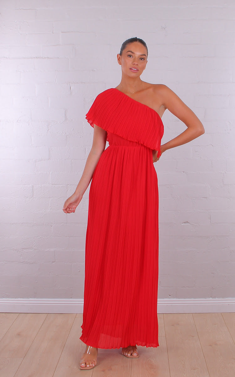 Whitney Dress Red